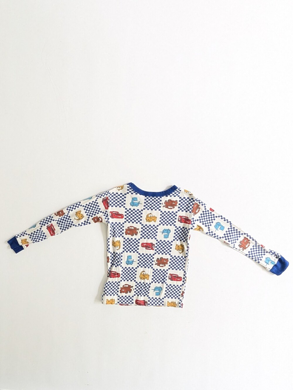 GAP Kids Pixar Cars Checkered Print Pajama Set - Picture 3 of 6
